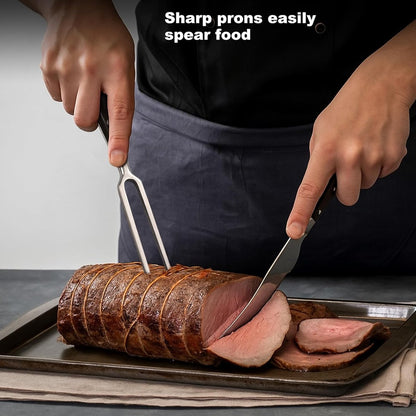 Waffle Fork - Meat Fork - Stainless Steel - With Handle - Serving Fork - Carving Fork - Waffle Iron Accessory V1188-NK-BOL-646