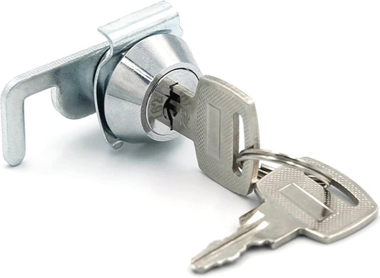 Letterbox lock - Cam lock - Cabinet lock - Cam lock - Security cabinet lock - Cylinder lock - 21.5 mm - Zinc V1188-NK-BOL-654