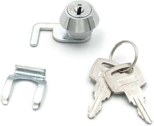 Letterbox lock - Cam lock - Cabinet lock - Cam lock - Security cabinet lock - Cylinder lock - 21.5 mm - Zinc V1188-NK-BOL-654