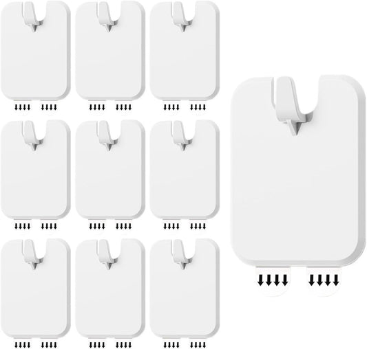 Picture Frame Hangers - 10 Pieces - Hanging Hook - ABS - Self-Adhesive Hooks - Wall Hooks - Towel Hook - Home V1188-NK-BOL-657