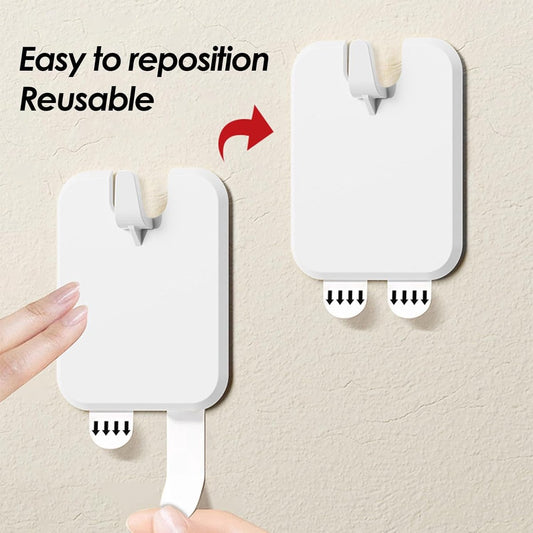 Picture Frame Hangers - 10 Pieces - Hanging Hook - ABS - Self-Adhesive Hooks - Wall Hooks - Towel Hook - Home V1188-NK-BOL-657