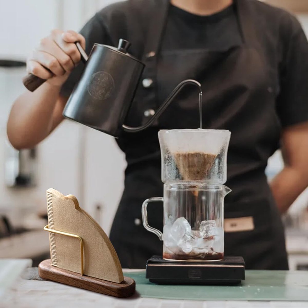 Coffee filter holder - Universal - Filter bag holder - Paper filter holder coffee filter holder - Filter V1188-NK-BOL-658
