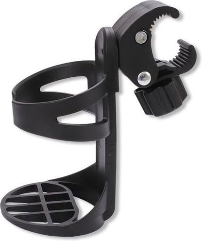 Bicycle cup holder - Cup holder - PP - black - Stroller cup holder - 360 degree rotation - adjustable clamp - V1188-NK-BOL-661