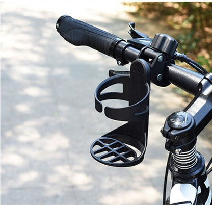 Bicycle cup holder - Cup holder - PP - black - Stroller cup holder - 360 degree rotation - adjustable clamp - V1188-NK-BOL-661