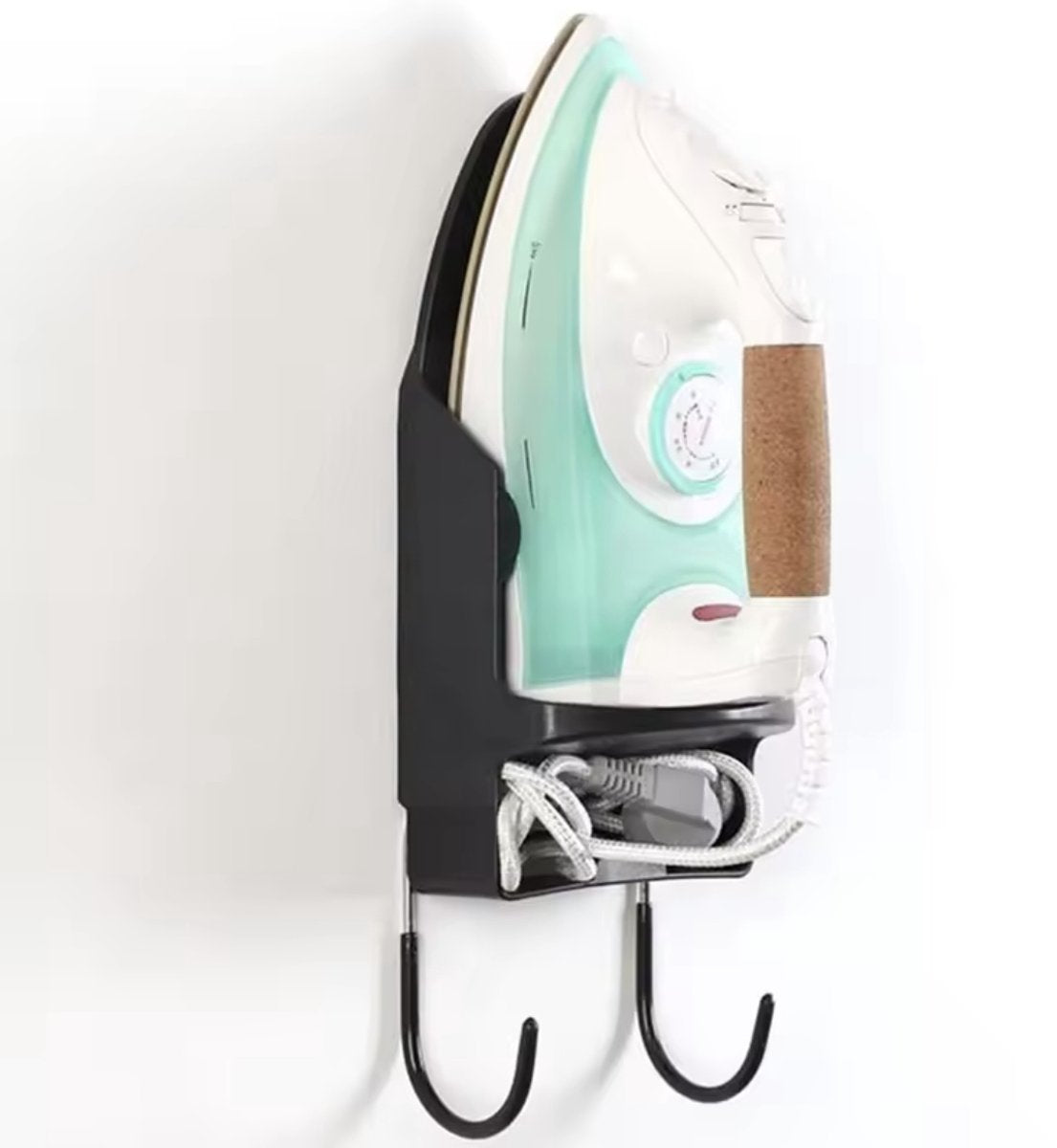 Ironing board holder - Hanging system for your ironing board AND iron - simple ironing board holder - black - V1188-NK-BOL-662