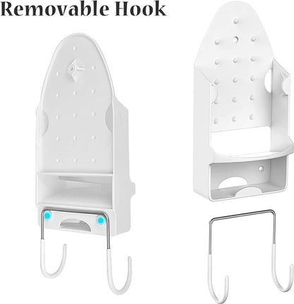 Ironing board holder - Hanging system for your ironing board AND iron - simple ironing board holder - white - V1188-NK-BOL-663