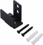 Floor guide - Wall guide - Door guide - Door guide - Steel - Black - Wall mounting - for sliding doors, shed V1188-NK-BOL-664