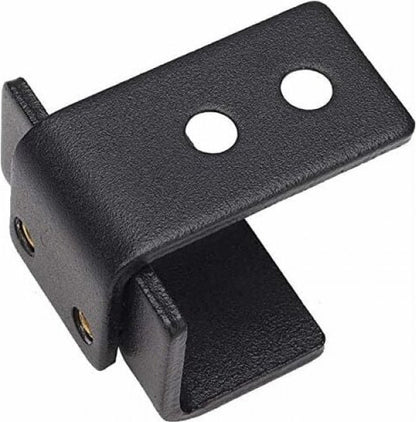 Floor guide - Wall guide - Door guide - Door guide - Steel - Black - Wall mounting - for sliding doors, shed V1188-NK-BOL-664