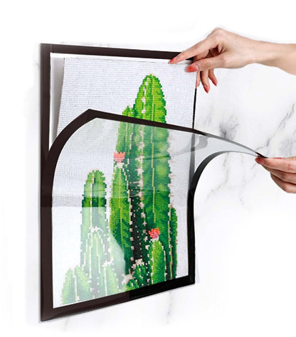 Magnetic frame for diamond painting 30x40 cm - Self-adhesive - 2 pieces V1188-NK-BOL-77