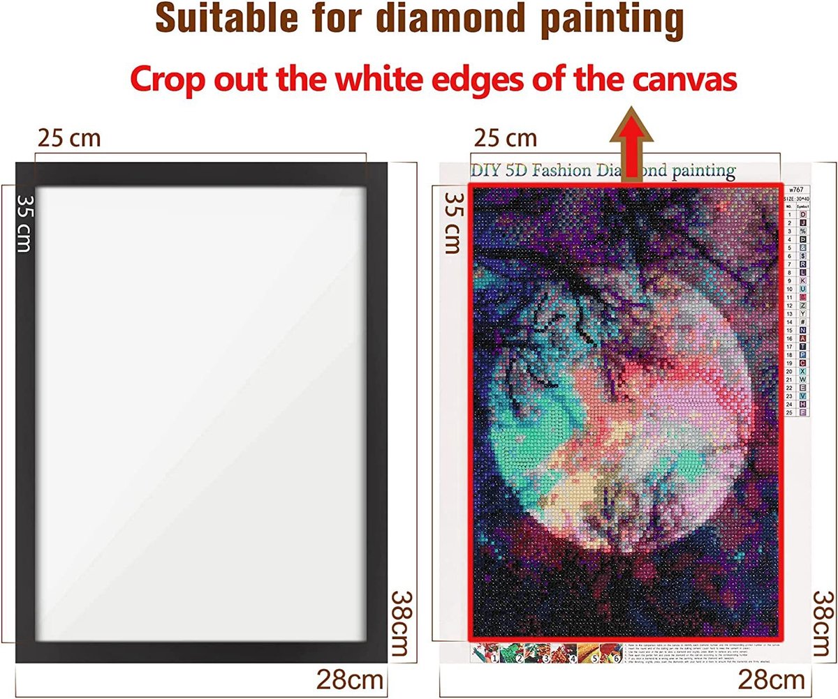 Magnetic frame for diamond painting 30x40 cm - Self-adhesive - 2 pieces V1188-NK-BOL-77