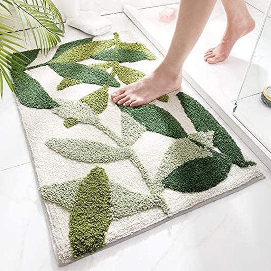 Non-slip bath mat - Non-slip bath mat - 45x65cm - durable water-absorbent bathroom rug - machine washable - V1188-NK-BOL-90