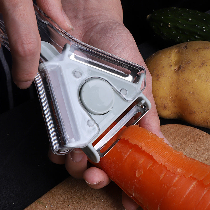 Peeler - 3-in-1 peeler - Ergonomic - Can be used for peeling, grating and slicing - Blue V1188-NKKM00016