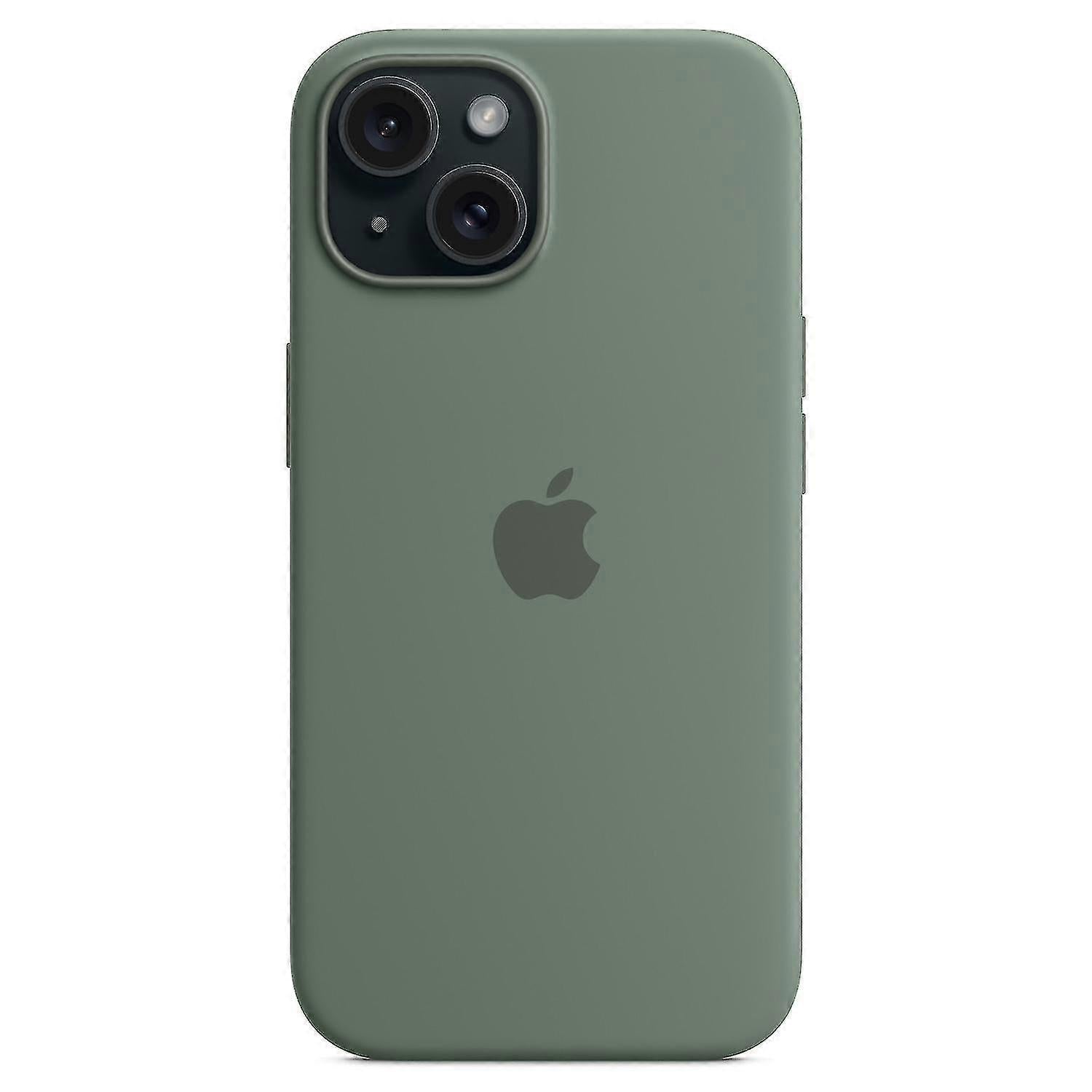 iPhone 15 Case Compatible with MagSafe Scratch-resistant Silicone Case Red Green V1188-ON101-07965-3