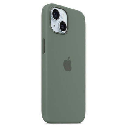 iPhone 15 Case Compatible with MagSafe Scratch-resistant Silicone Case Red Green V1188-ON101-07965-3
