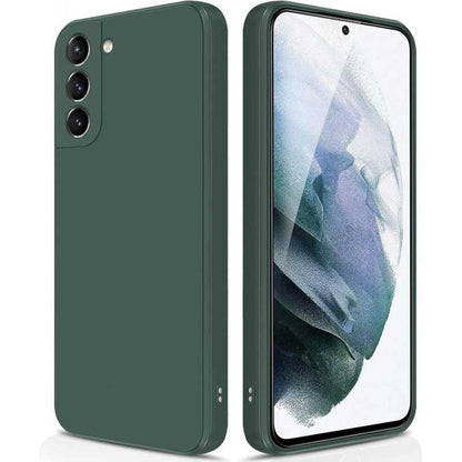 Compatible with Samsung S23 Case Samsung Green Matte Rubberized Camera Protection Liquid V1188-ON123-00775-1