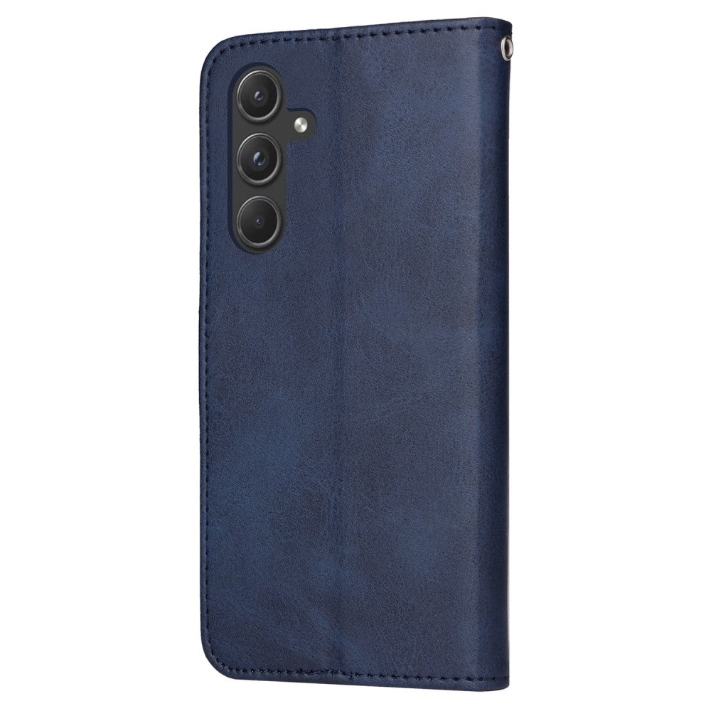 SKALO Compatible with Samsung A55 5G Wallet Case Samsung PU Leather Cover Blue V1188-ON123-00780-2