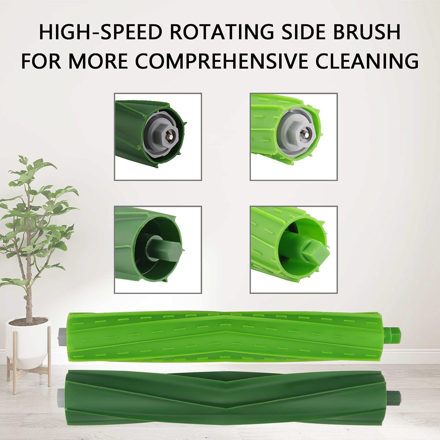 Robot Vacuum Cleaner Accessories Compatible with iRobot Roomba i7 i7+ E5 E6 i6 i3 i3+ 16 Parts V1188-ON123-01888-1