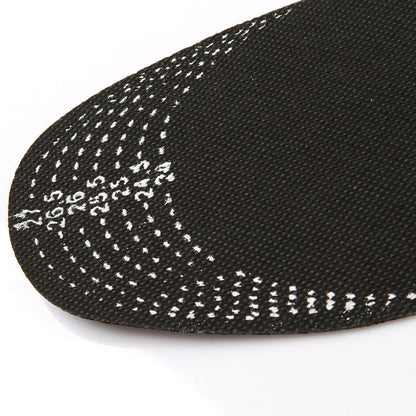 Activated Carbon Shoe Insoles for Odor Neutralization and Moisture Absorption, 6 Pairs V1188-ON123-02471-1