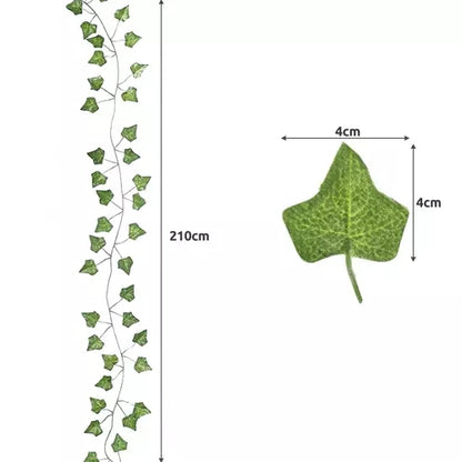 25 meters Ivy garland / Leaf garland - 2 m long Green V1188-ONE60-03103-1