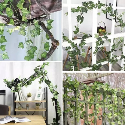 25 meters Ivy garland / Leaf garland - 2 m long Green V1188-ONE60-03103-1