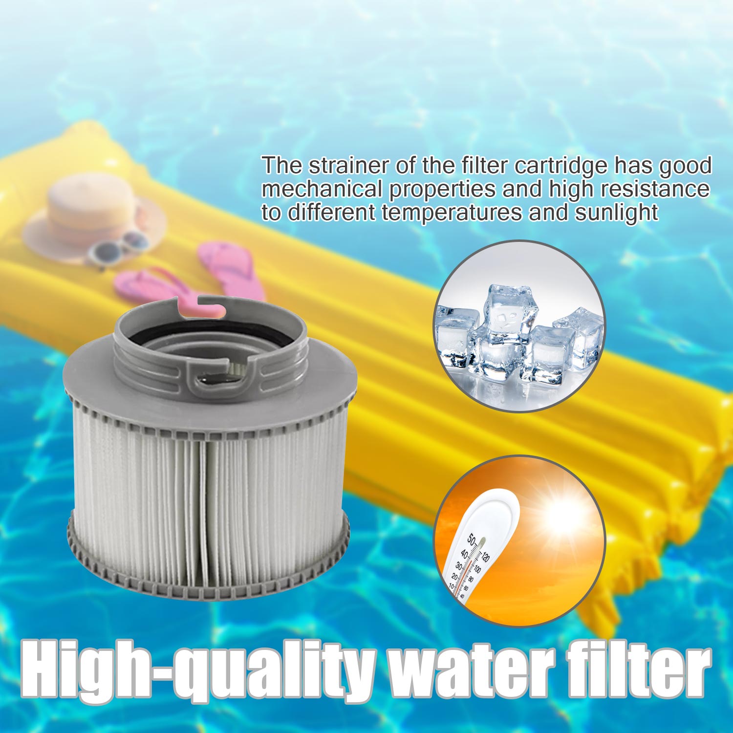 Filter for inflatable MSpa pools 4-pack 4-pack V1188-ONE60-03255-2