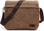 Men's shoulder bag canvas shoulder bag laptop bag school bag V1188-ONE60-03299-1