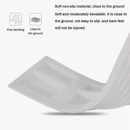 White Threshold Strip Compatible with Robot Vacuum Cleaner V1188-ONE60-04790-4