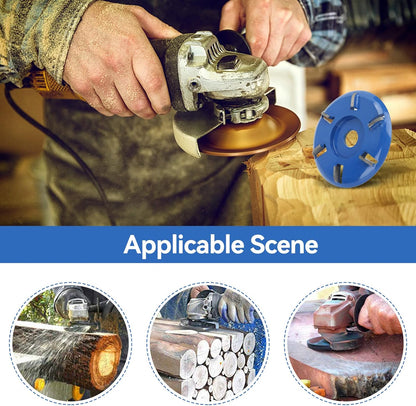 Wood router, wood milling, stump grinder angle grinder wood router 6 teeth chainsaw V1188-ONE60-06035-1