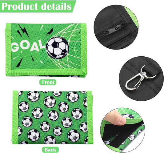 Football Pattern Chest Bag for Boys Mini Wallet Coin Purse V1188-ONE60-08702-1