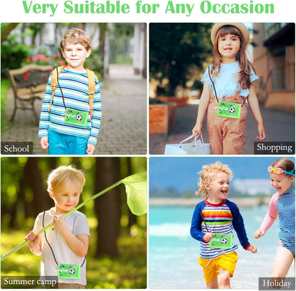 Football Pattern Chest Bag for Boys Mini Wallet Coin Purse V1188-ONE60-08702-1