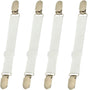 Sheet Clips Buckles Sheet Holder Mattress Clips, 4 pcs Adjustable Elastic Sheet Fasteners Buckles Holders V1188-ONE60-09204-1
