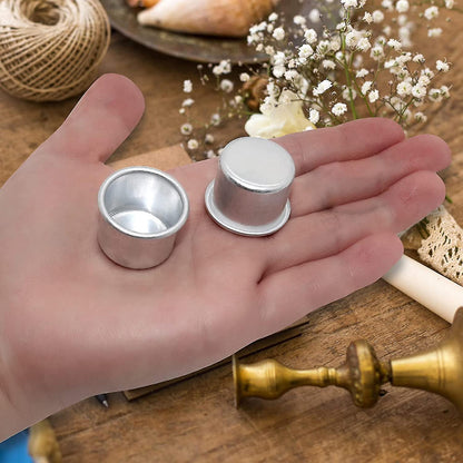 Conical Candle Holders and Tealight Cups, Candle Inserts for Table Decor V1188-ONE60-09269-1