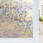 Electrostatic Window Film Anti Glare Anti UV 45x200cm Rainbow 3D Decorative V1188-ONE60-09511-1