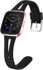 Fitbit Versa 2 Band Compatible Replacement Strap 3 Pack Black Silicone for Fitbit Versa Versa Lite SE V1188-ONE60-13136-1