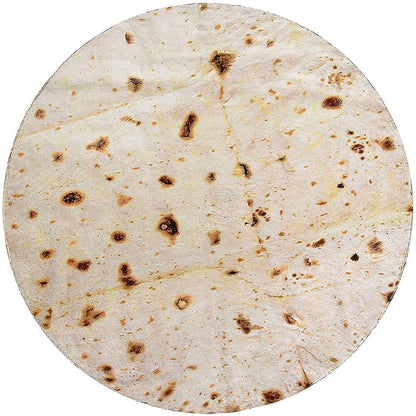 Burrito Blanket, Double Sided, Giant Flour Tortilla Blanket V1188-ONE60-15501-1