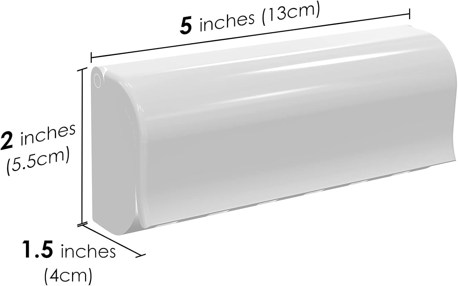 Wall-mounted toothbrush holder with 6 compartments and self-adhesive V1188-ONE60-17680-1