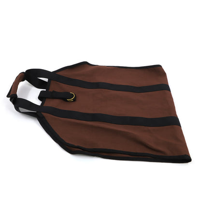 Canvas Firewood Basket Bag Water-Resistant Foldable for Wood-Burning Stoves Camping Accessories V1188-ONE60-25727-1