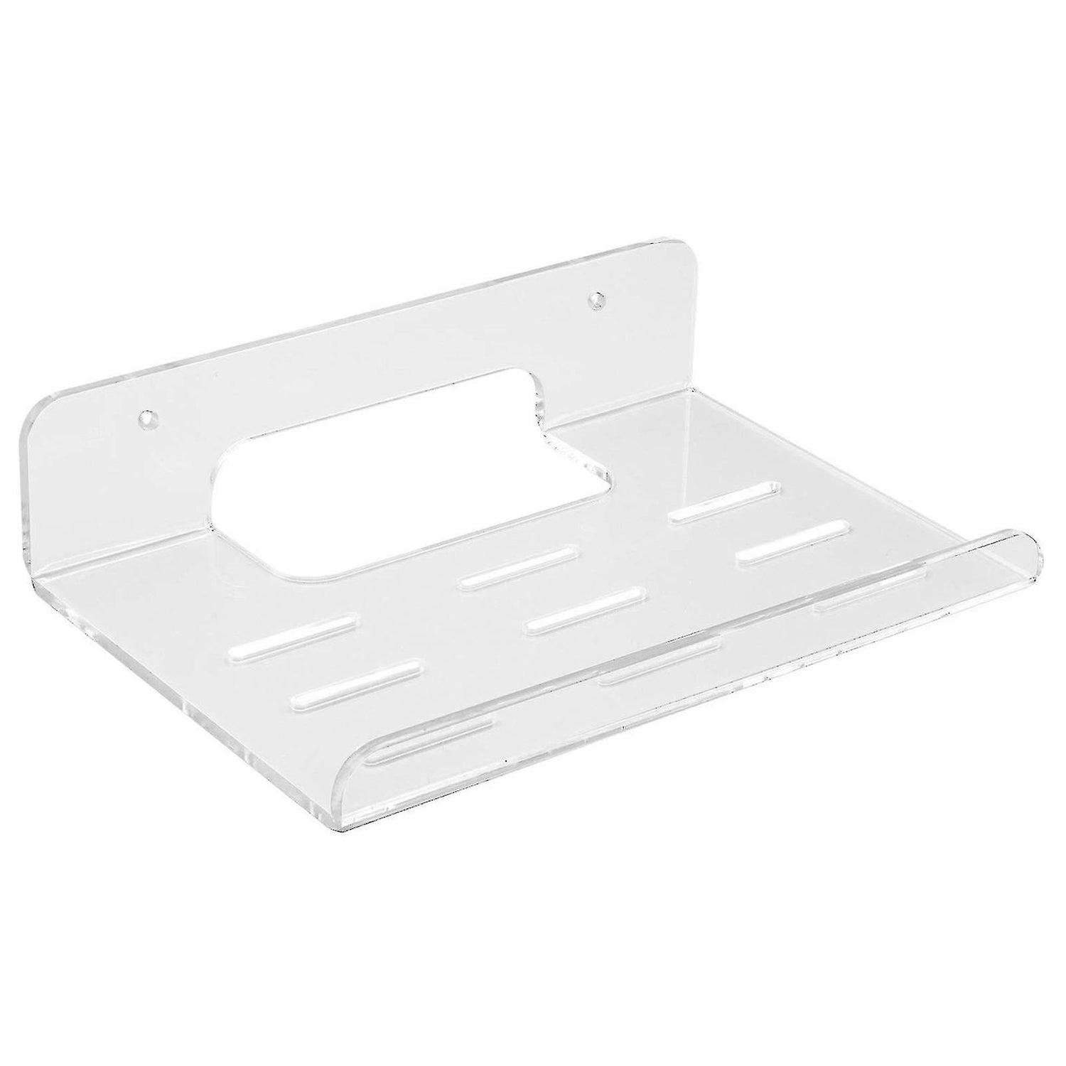 WiFi Router Shelf Wall Mounted Acrylic With Heat Sink For Home Use V1188-ONE60-31470-1
