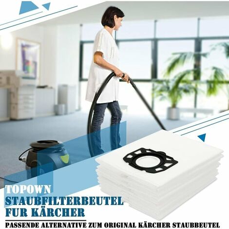 10 pcs vacuum cleaner bags for Karcher WD4 WD5 WD6 Karcher bag MV4, MV5 and MV6 vacuum cleaner bags for V1188-ONE72-01539-1
