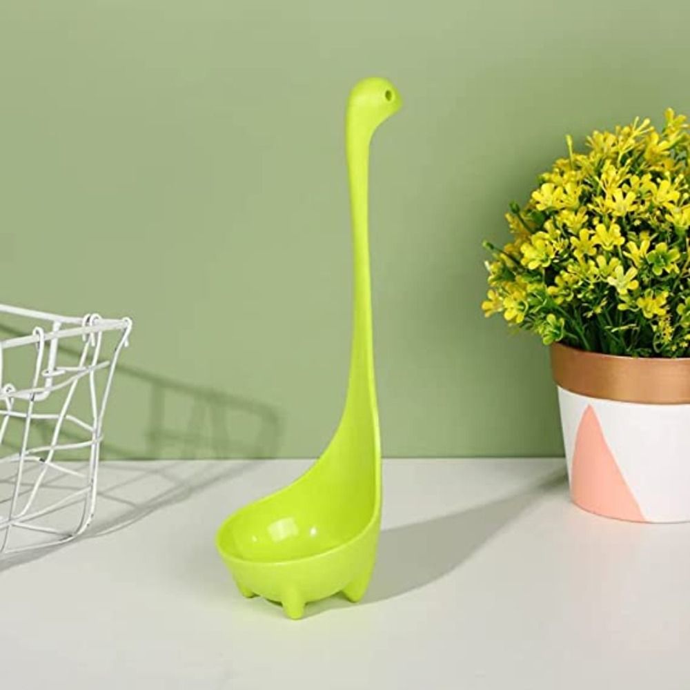 Nessie Soup Ladle 3-Pack with Loch Ness Design Upright Spoon Compatible with Kitchen Bar Tools V1188-ONEFD72-09479-1