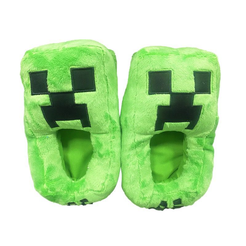 Minecraft Slippers Green Sizes 20-36 V1188-ONEFD72-12833-1
