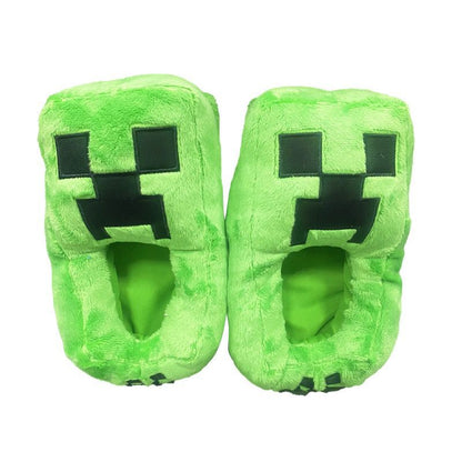 Minecraft Slippers Green Sizes 20-36 V1188-ONEFD72-12833-1