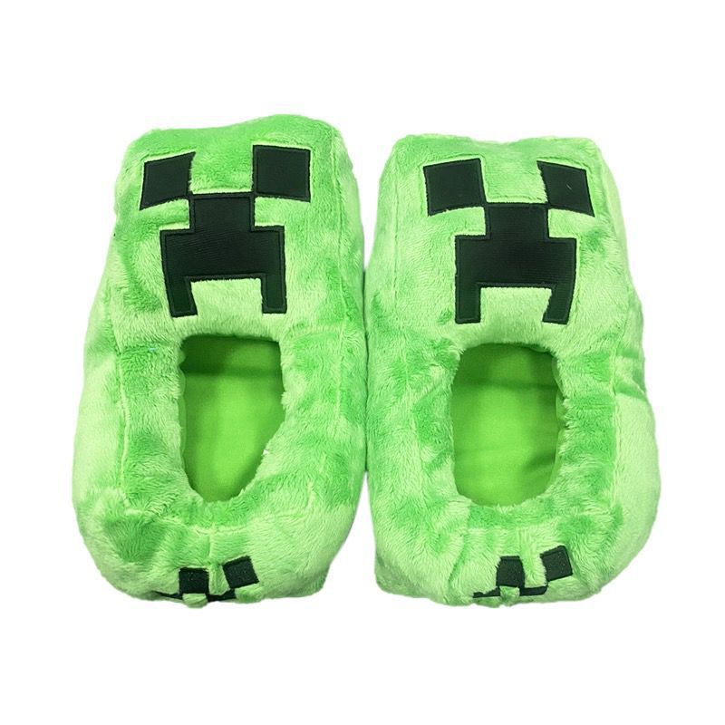 Minecraft Slippers Green Sizes 20-36 V1188-ONEFD72-12833-1
