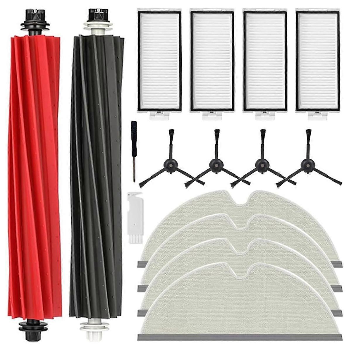 For Roborock Q8 Max/ Q5 Pro Main Brush Side Brush Hepa Filter Mop Cloth 51 51 plastic V1188-PA0916-2495-1