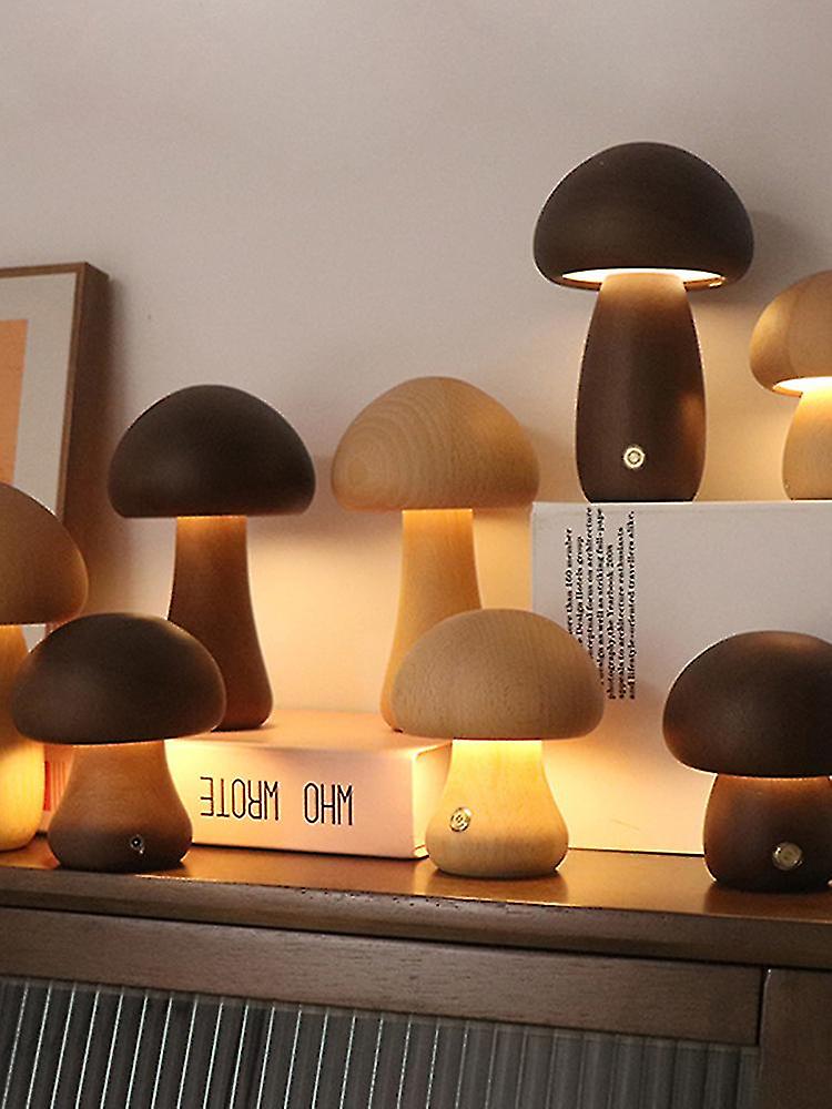 Mushroom Lamp with Remote Control Night Light for Bedroom Indoor Outdoor Table Desk USB Rechargeable V1188-PA0916-2874-2