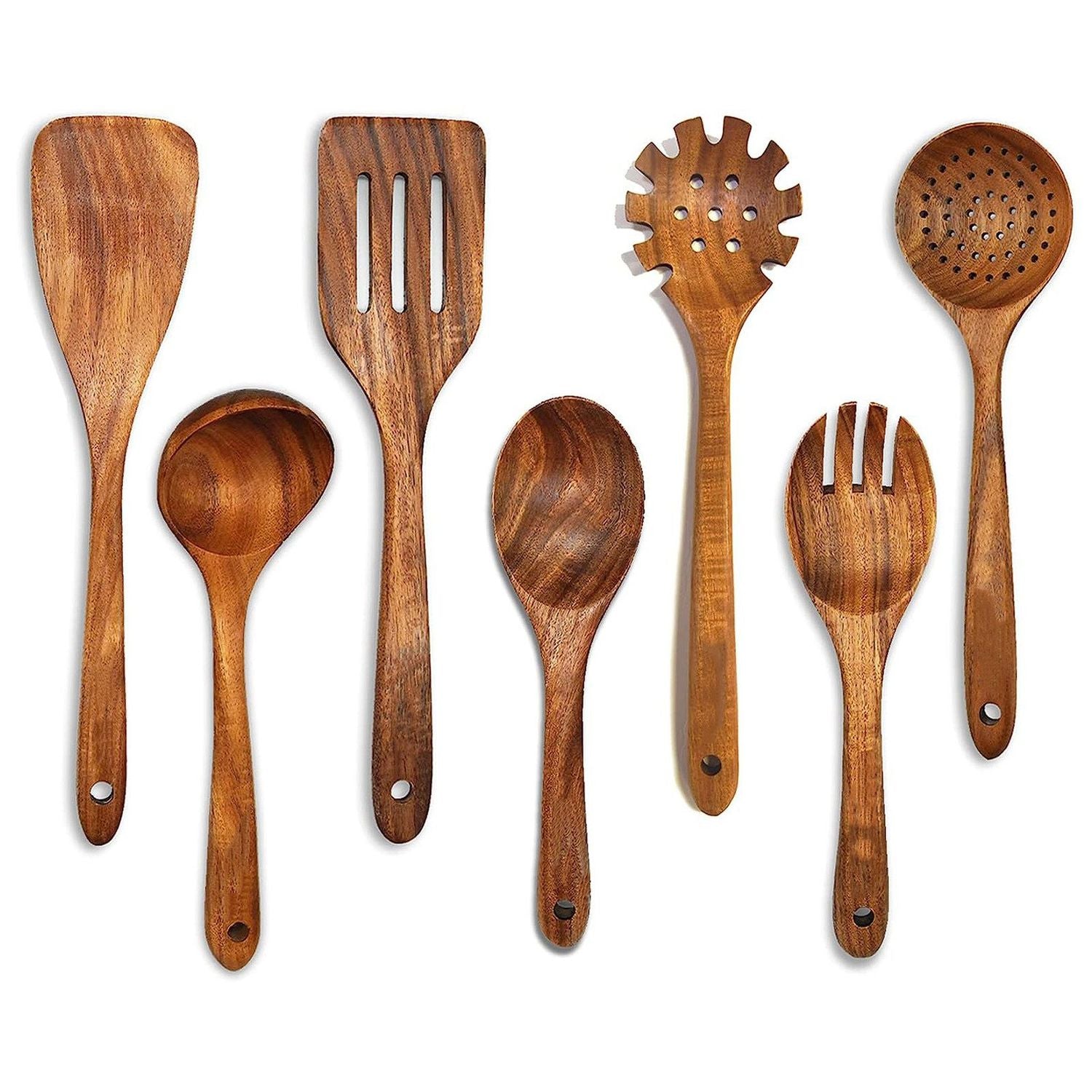 Kitchen Utensil Set - Wooden Utensils V1188-PA0919-3926-1