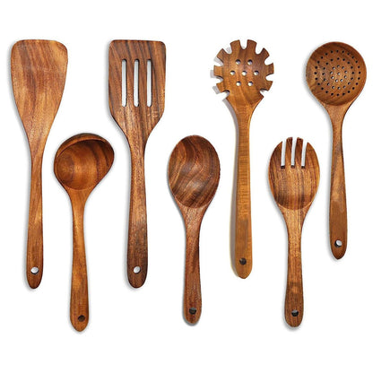 Kitchen Utensil Set - Wooden Utensils V1188-PA0919-3926-1