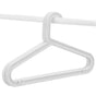 10-pack Standard PP Hanger Lightweight Shirt Hanger For Everyday Use White V1188-PA0919-839-1