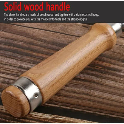 4-Piece Wood Chisel Set for Wood Carving and DIY V1188-PACJ-W-3946