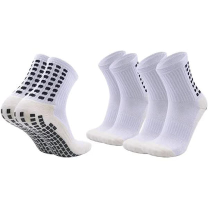 Kids Soccer Socks Non-Slip Hospital Grip Athletic Socks V1188-PACJ-W-5073